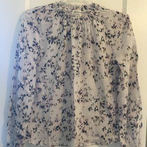 Anthro cloth & stone Cream Blouse